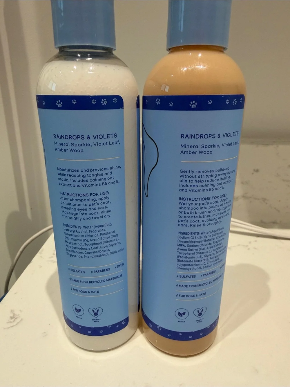 Puurfect Paws Pet Shampoo & Conditioner Set for Dogs & Cats bath and body works